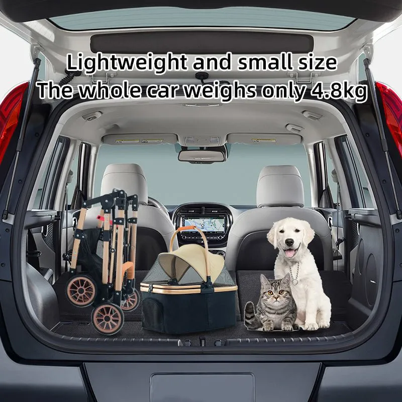 BNDC 103 Pram & Stroller For Dogs & Cats (Black)
