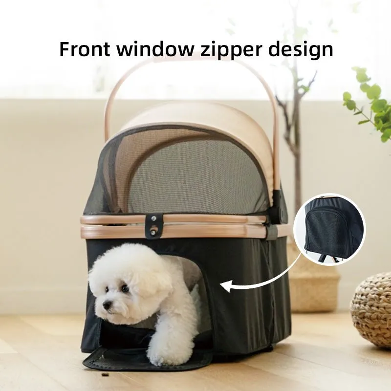 BNDC 103 Pram & Stroller For Dogs & Cats (Black)