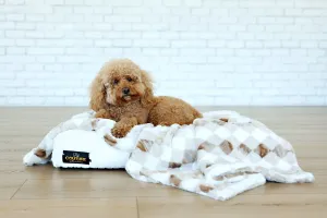 Brown Argyle Pet Blanket