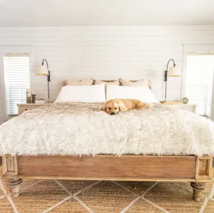 Faux Fur Waterproof Throw Blankets