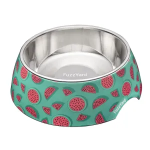 Fuzzyard Dog Bowl Melamine Summer Punch M