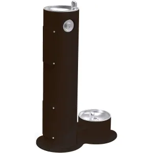 Halsey Taylor 4400DBBLK Outdoor Ftn with Pet Station Non-Filtered Non-Refrigerated Black