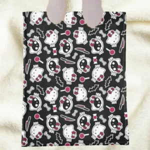 Hello KILLy Minky Blanket - Black