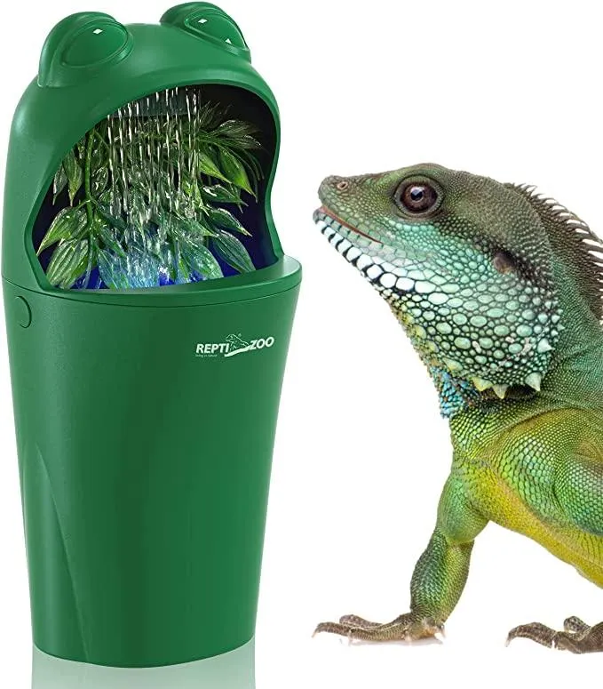REPTIZOO Chameleon Water Dispenser Automatic Water Dripper Drinking Fountain with Indicator Light