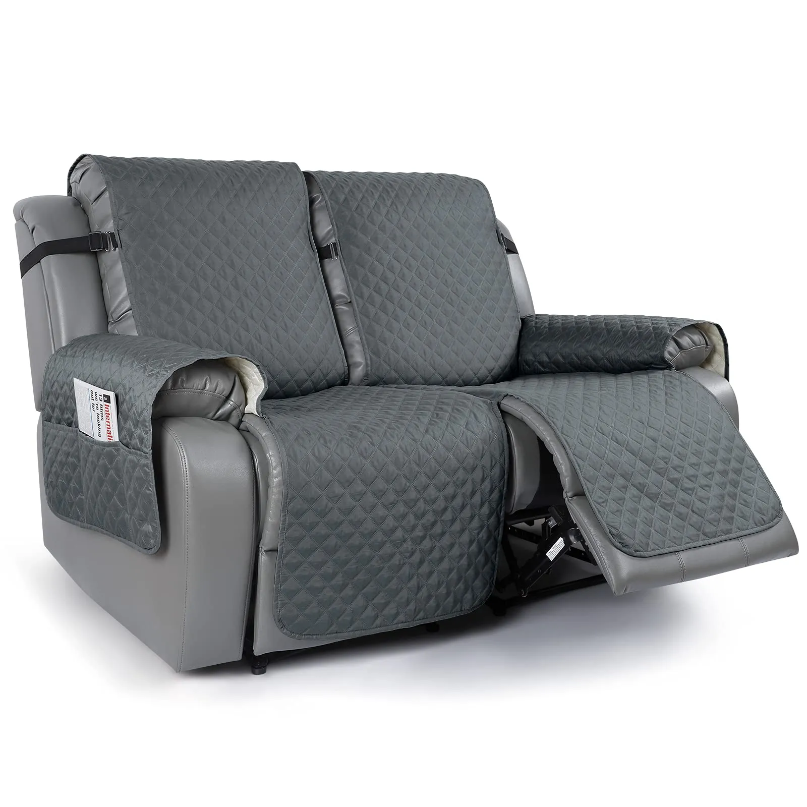 Sureix™ Non-Slip Recliner Chair Blanket Cover Chocolate