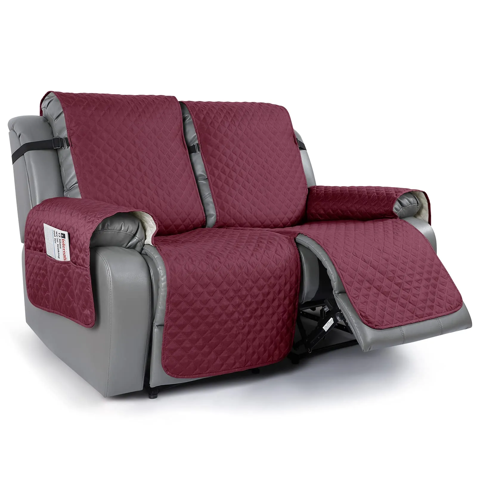 Sureix™ Non-Slip Recliner Chair Blanket Cover Chocolate
