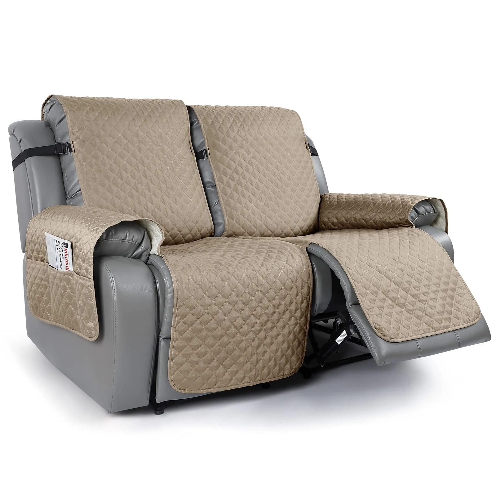 Sureix™ Non-Slip Recliner Chair Blanket Cover Chocolate