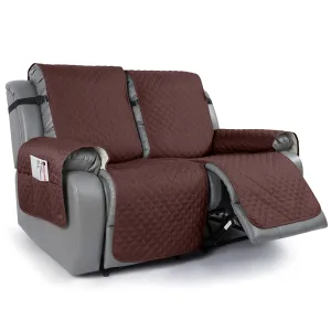 Sureix™ Non-Slip Recliner Chair Blanket Cover Chocolate