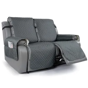 Sureix™ Non-Slip Recliner Chair Blanket Cover Dark Grey